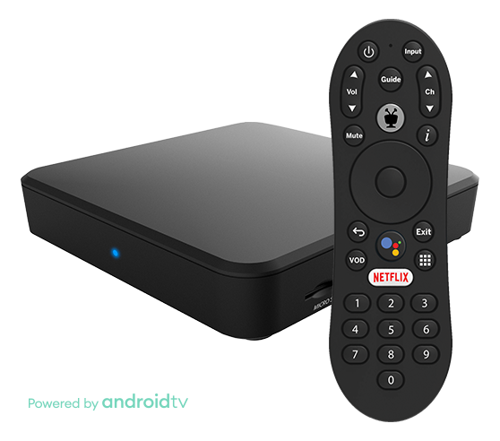 eSTREAM4K Powered by Android TV<br />
